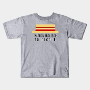 Rather inclined to giggle Kids T-Shirt